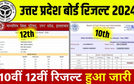 UP Board 10th 12th Result Publish 2024: