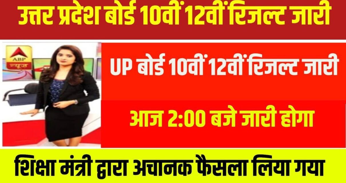 UP Board Matric Inter Result Publish Today 2024: