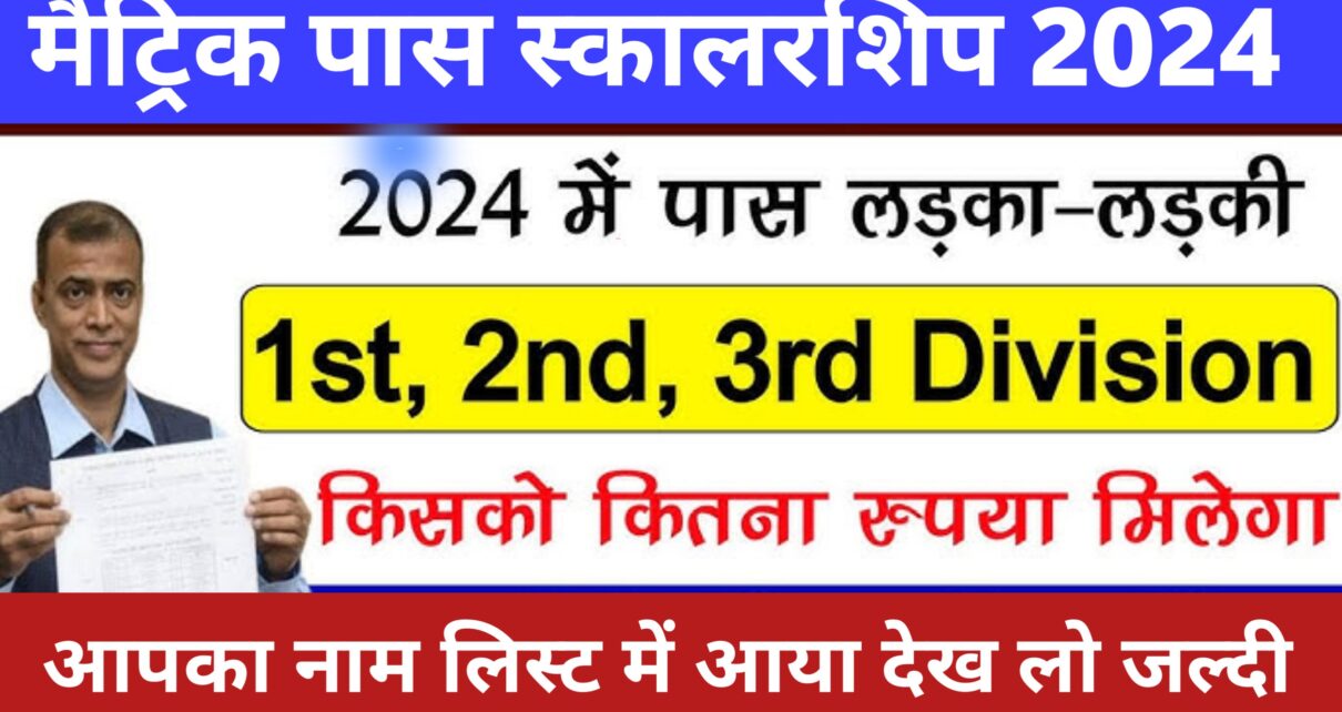 Bihar Board 10th Scholarship 2024 Payment List Download: