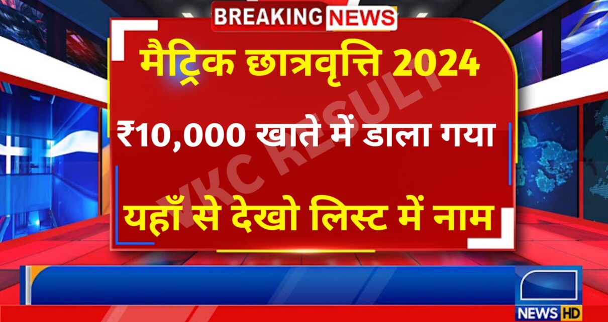 Bihar Board 10th Pass Scholarship Payment Status 2024: