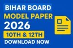 Bihar Board Matric Inter Official Model Paper download 2026: