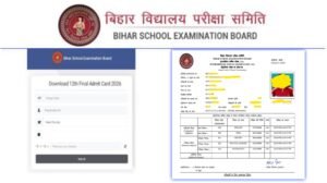 Bihar Board 12th Original Admit Card 2026: