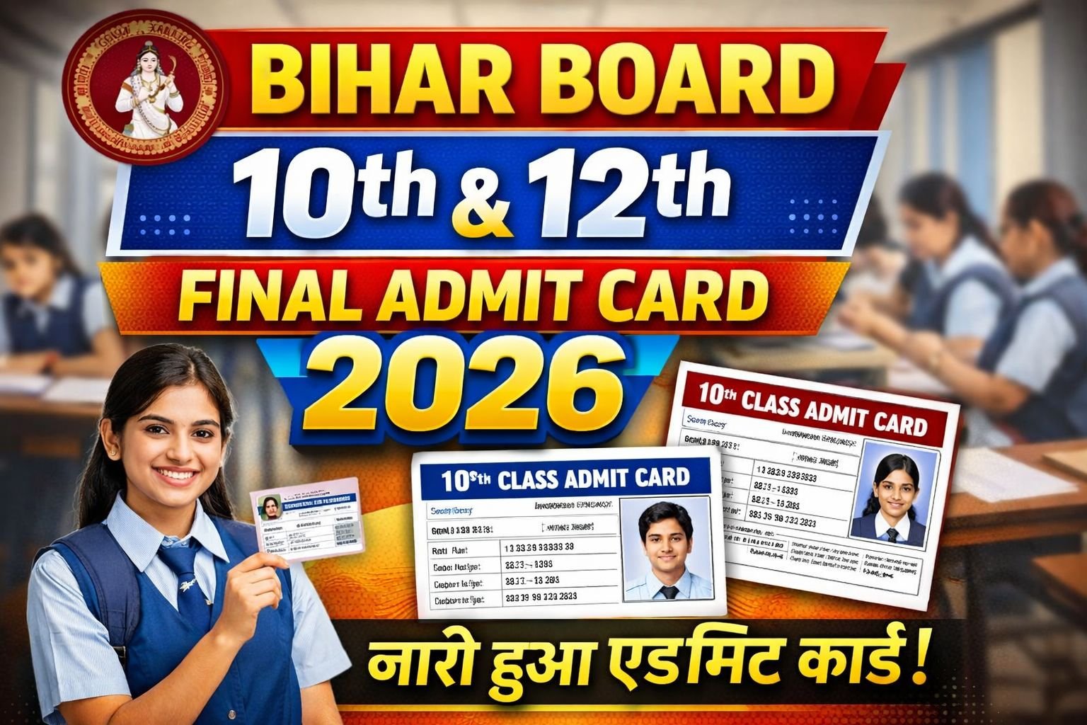 Bihar Board 10th 12th Final Admit Card 2026