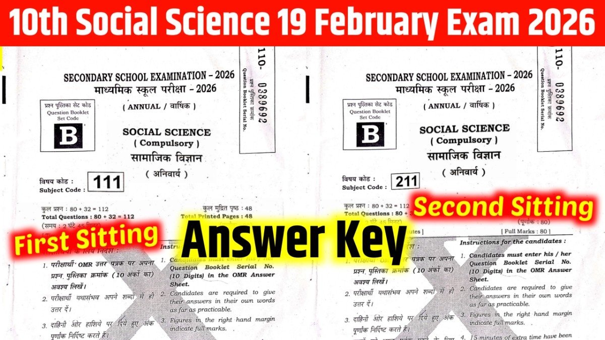 10th Social Science Answer Key: